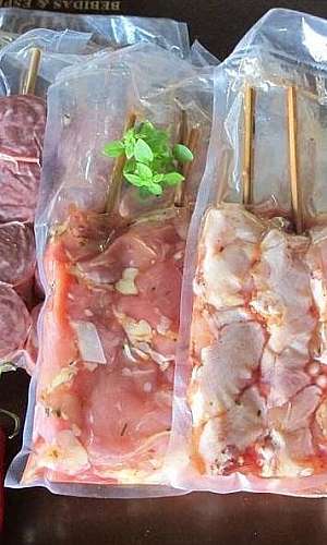 Preço de  embalagem a vácuo espetos Preço de  embalagem a vácuo espetos
